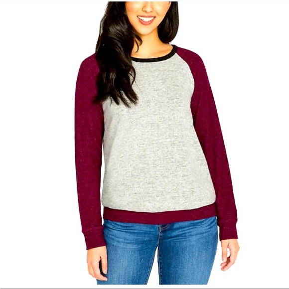 BUFFALO Ladies Printed Cozy Top, Red (M) - Picture 1 of 6